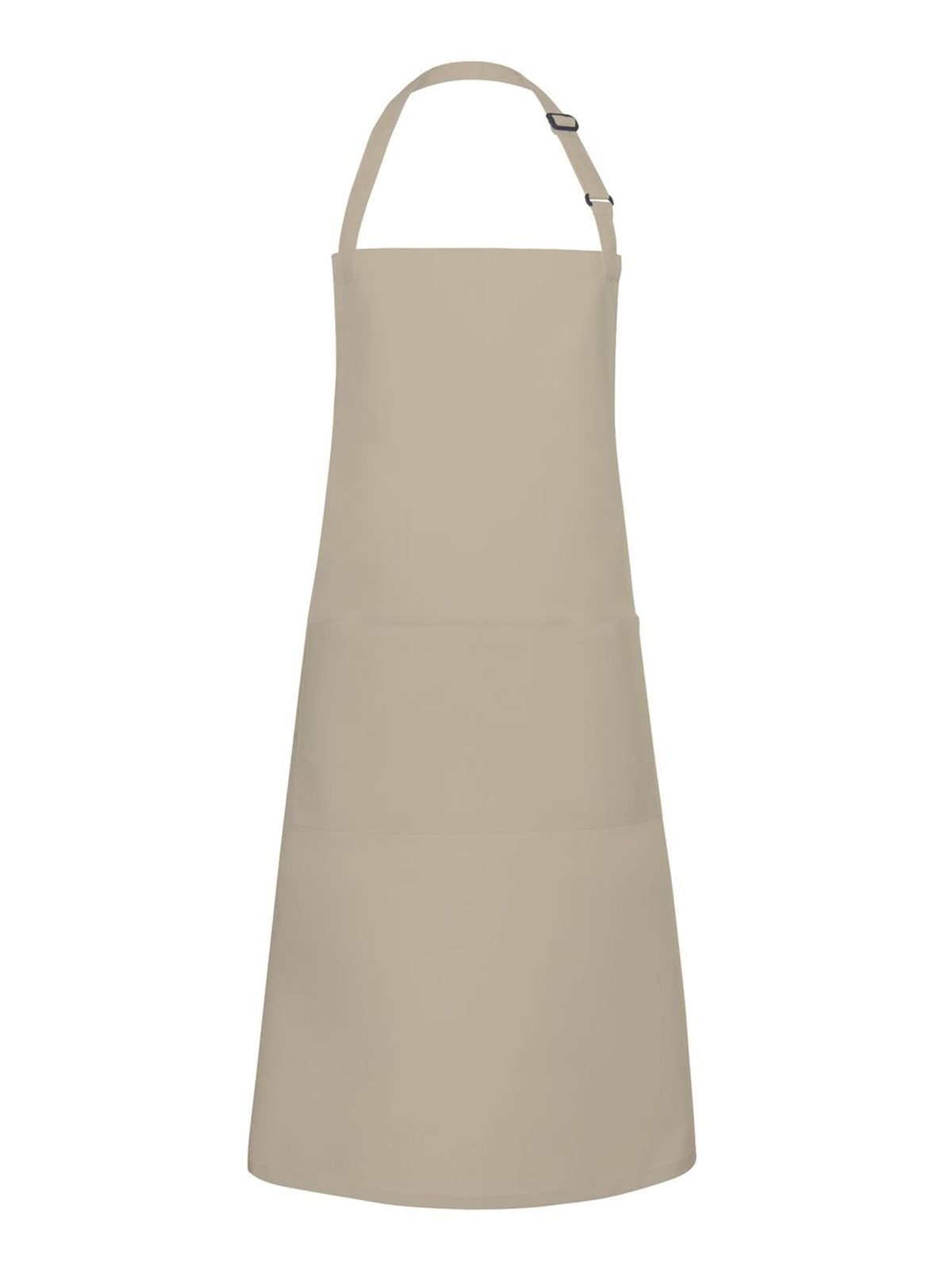 Bistro Apron Basic With Buckle And Pocket Herren Schürze / Kasack – Karlowsky – Farbe Sand – individuell veredelbar