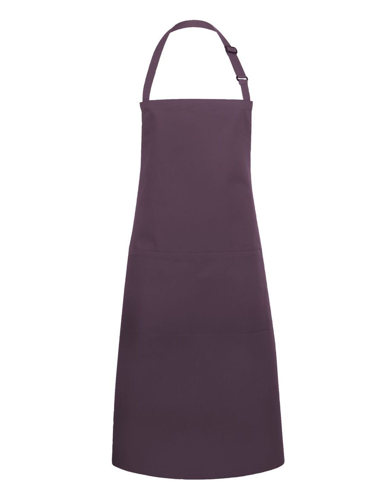 Bistro Apron Basic With Buckle And Pocket Herren Schürze / Kasack – Karlowsky – Farbe Aubergine – individuell veredelbar