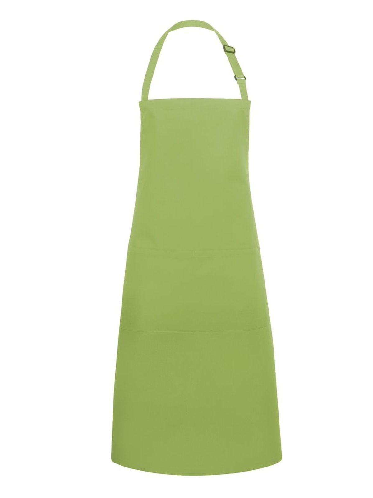Bistro Apron Basic With Buckle And Pocket Herren Schürze / Kasack – Karlowsky – Farbe Lime – individuell veredelbar