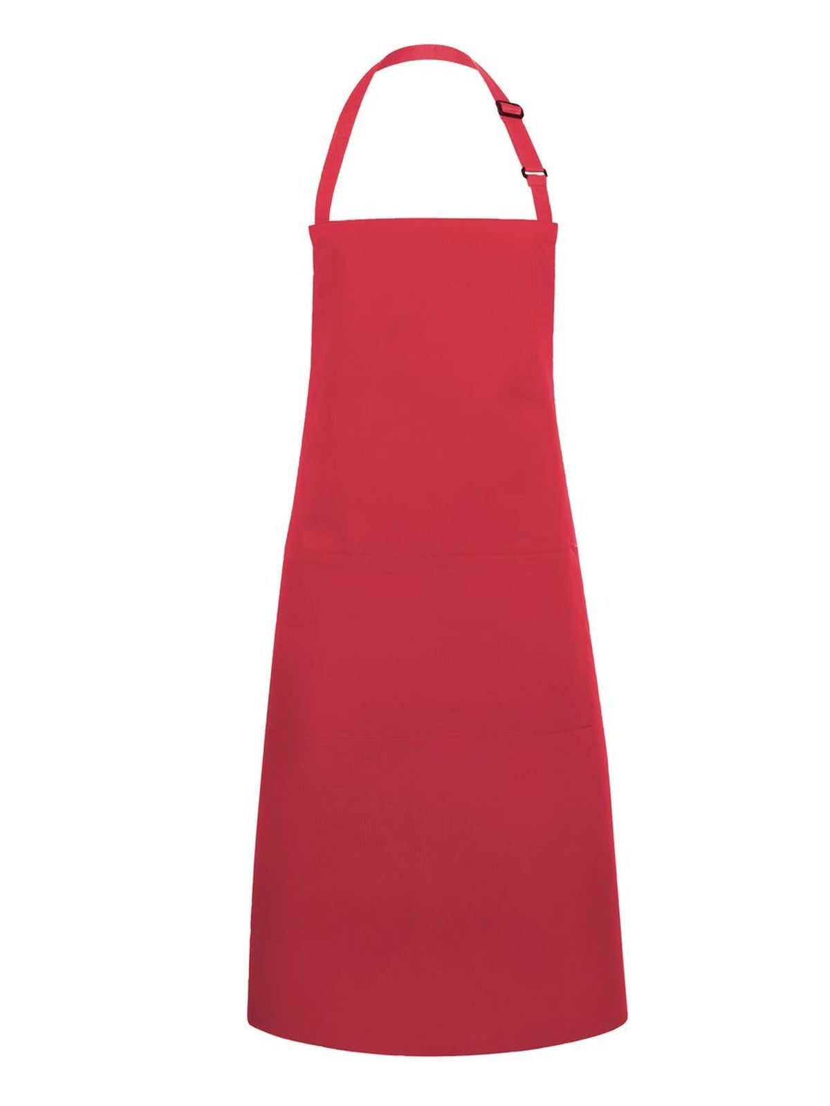 Bistro Apron Basic With Buckle And Pocket Herren Schürze / Kasack – Karlowsky – Farbe Raspberry – individuell veredelbar