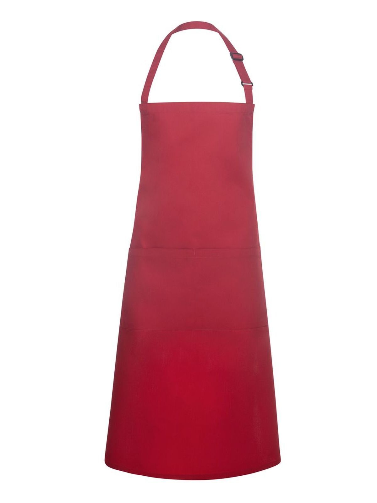 Bistro Apron Basic With Buckle And Pocket Herren Schürze / Kasack – Karlowsky – Farbe Rot – individuell veredelbar