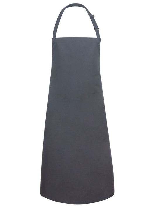 Water-Repellent Bib Apron Basic with Buckle Herren Schürze / Kasack – Karlowsky – Farbe Anthrazit – individuell veredelbar