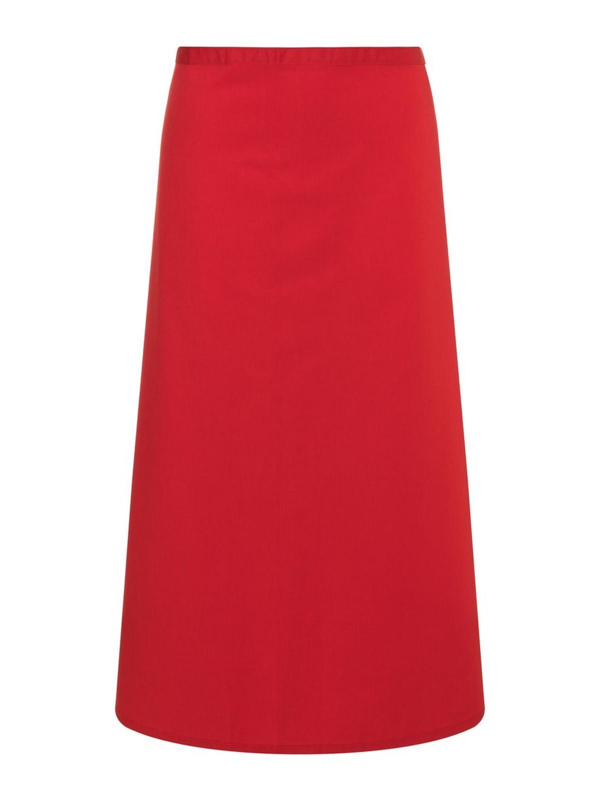 Bistro Apron Ibiza 110 x 90 cm Herren Schürze / Kasack – Karlowsky – Farbe Rot – individuell veredelbar