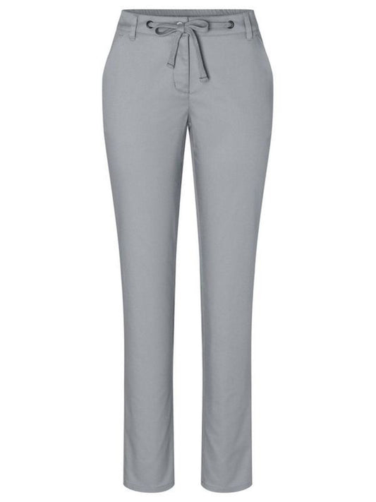Chino Trouser Modern Stretch Damen Hose / Rock – Karlowsky – Farbe Grey Steel – individuell veredelbar