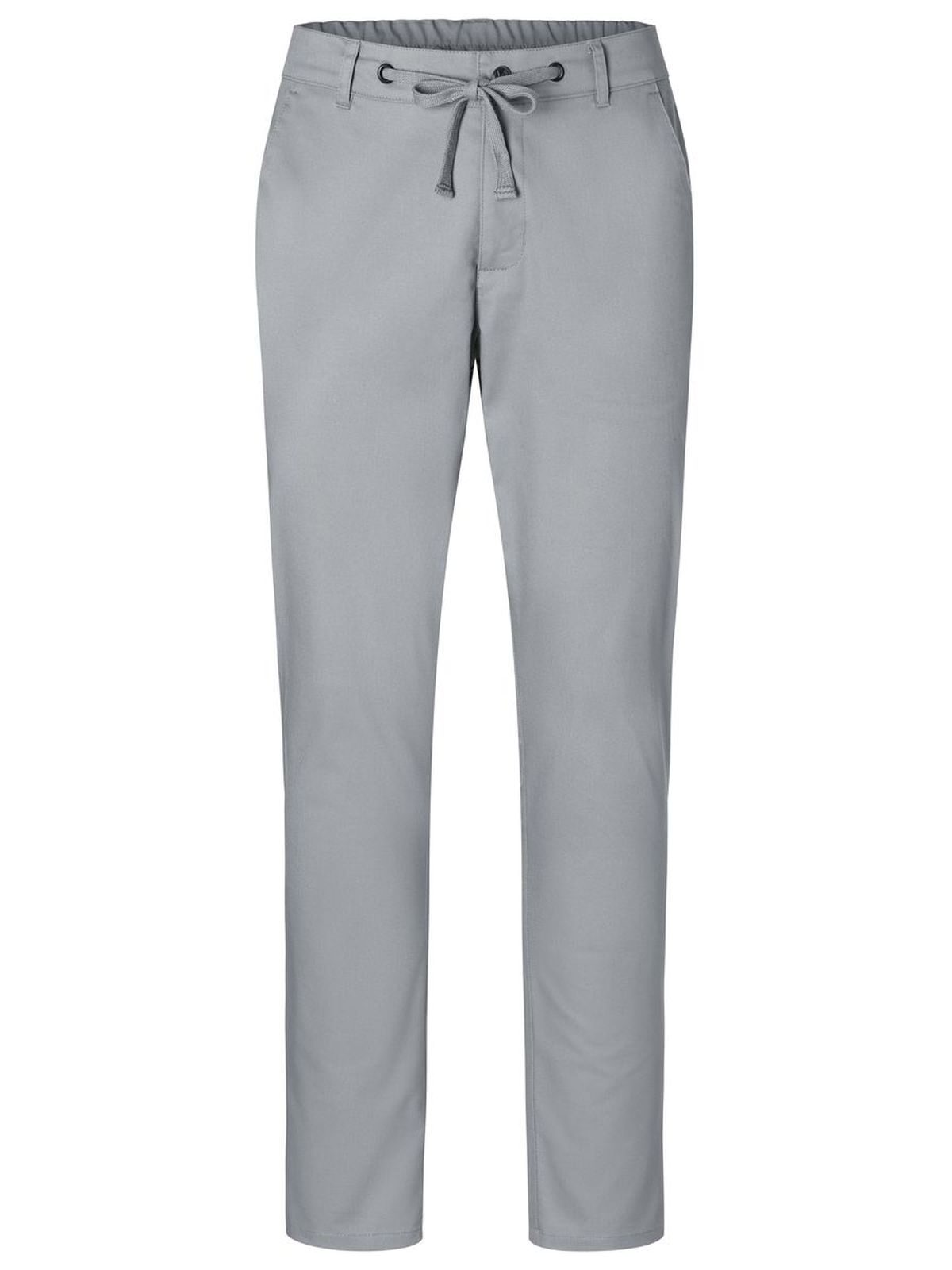 Chino Trouser Modern Stretch Herren Hose / Rock – Karlowsky – Farbe Grey Steel – individuell veredelbar