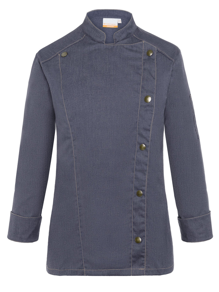 Ladies' Chef Jacket Jeans-Style Damen Schürze / Kasack – Karlowsky