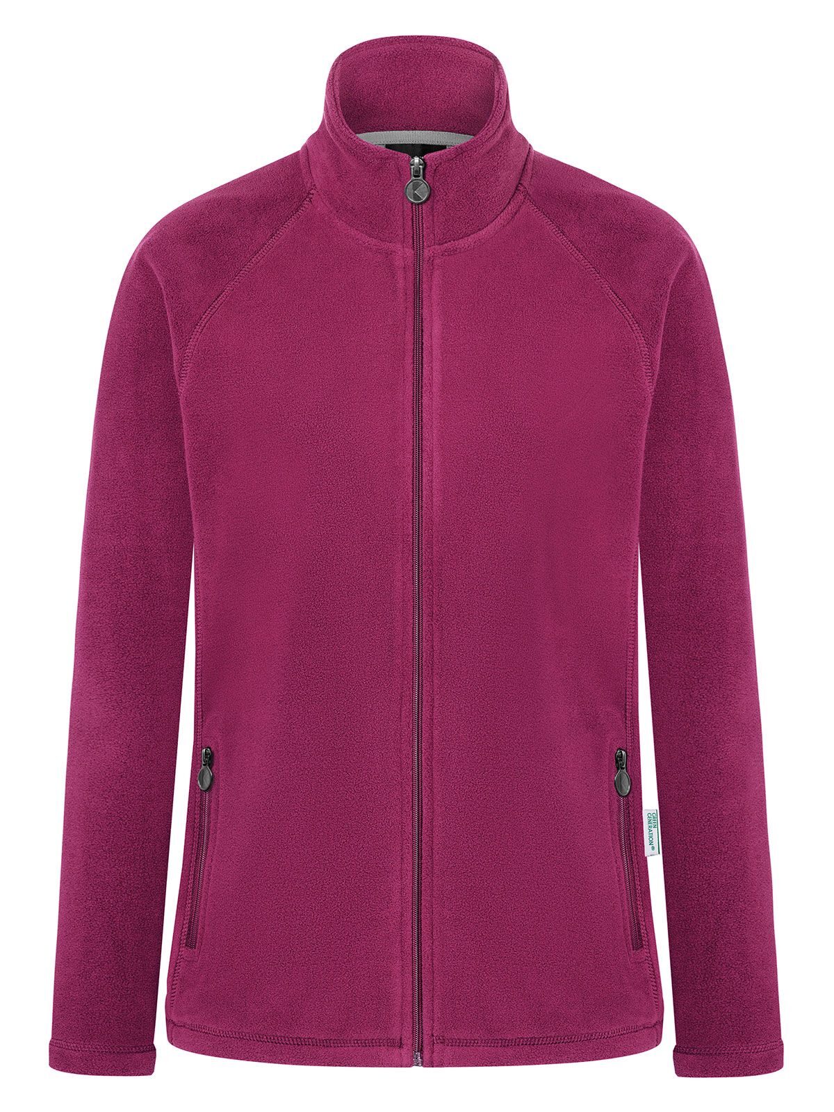 Ladies' Workwear Fleece Jacket Damen – Karlowsky – Farbe Fuchsia – individuell veredelbar