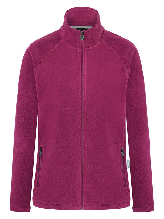 Ladies' Workwear Fleece Jacket Damen – Karlowsky – Farbe Fuchsia – individuell veredelbar