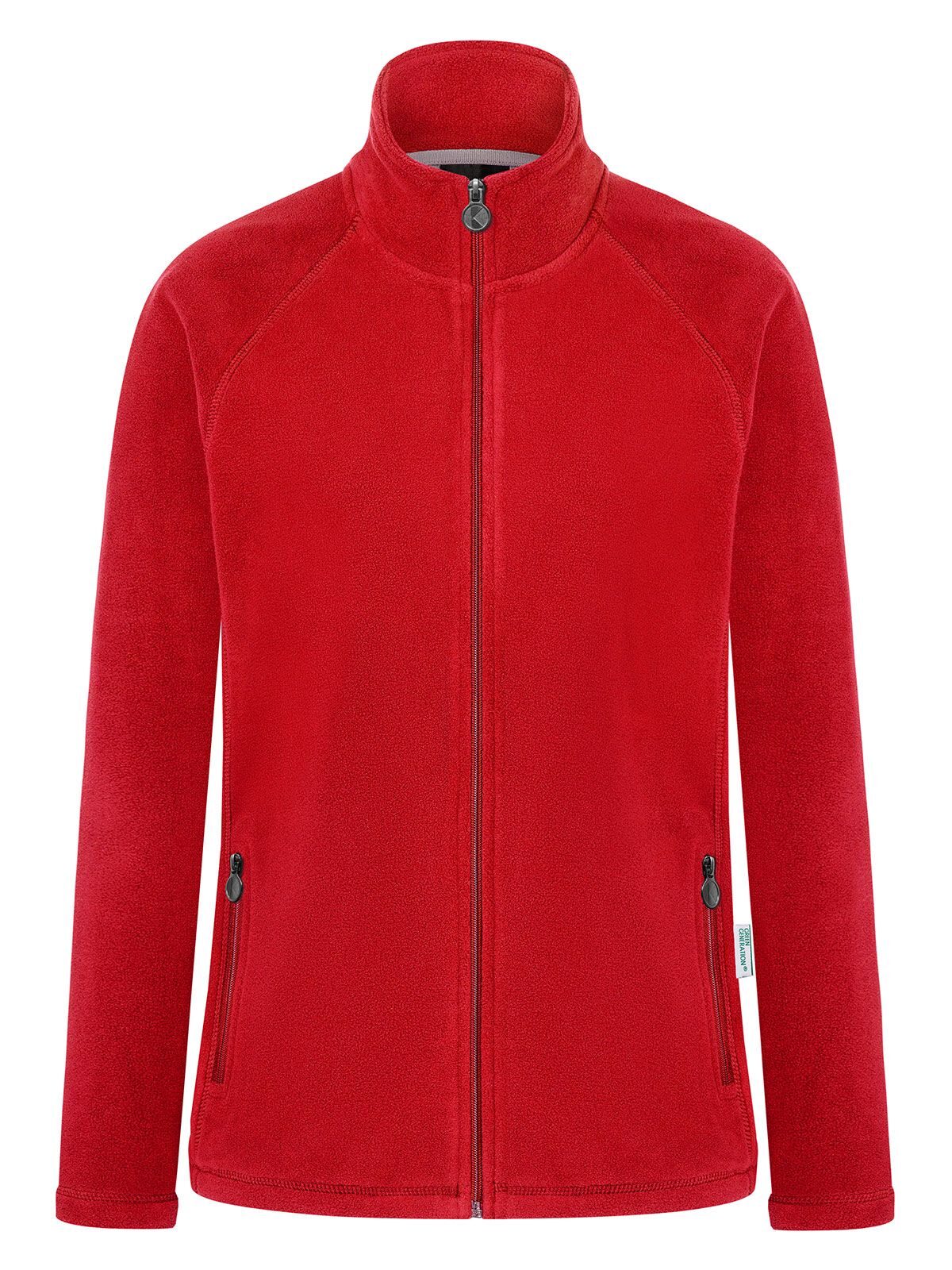 Ladies' Workwear Fleece Jacket Damen – Karlowsky – Farbe Rot – individuell veredelbar