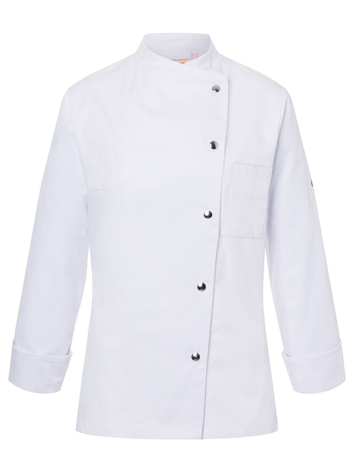 Ladies' Chef Jacket Larissa Damen Schürze / Kasack – Karlowsky – Farbe Weiß – individuell veredelbar