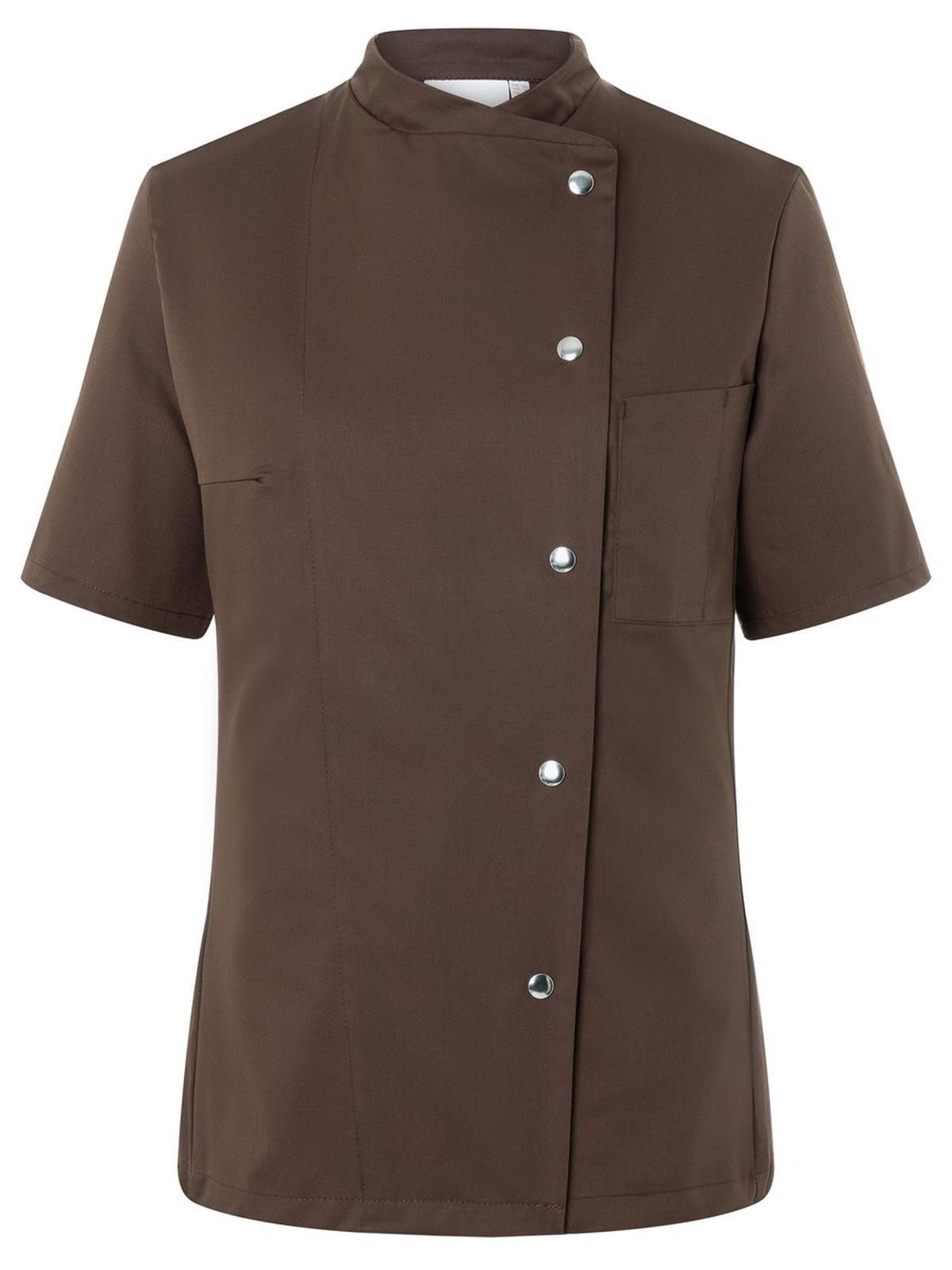 Ladies' Chef Jacket Greta Damen Schürze / Kasack – Karlowsky – Farbe Light-Brown – individuell veredelbar