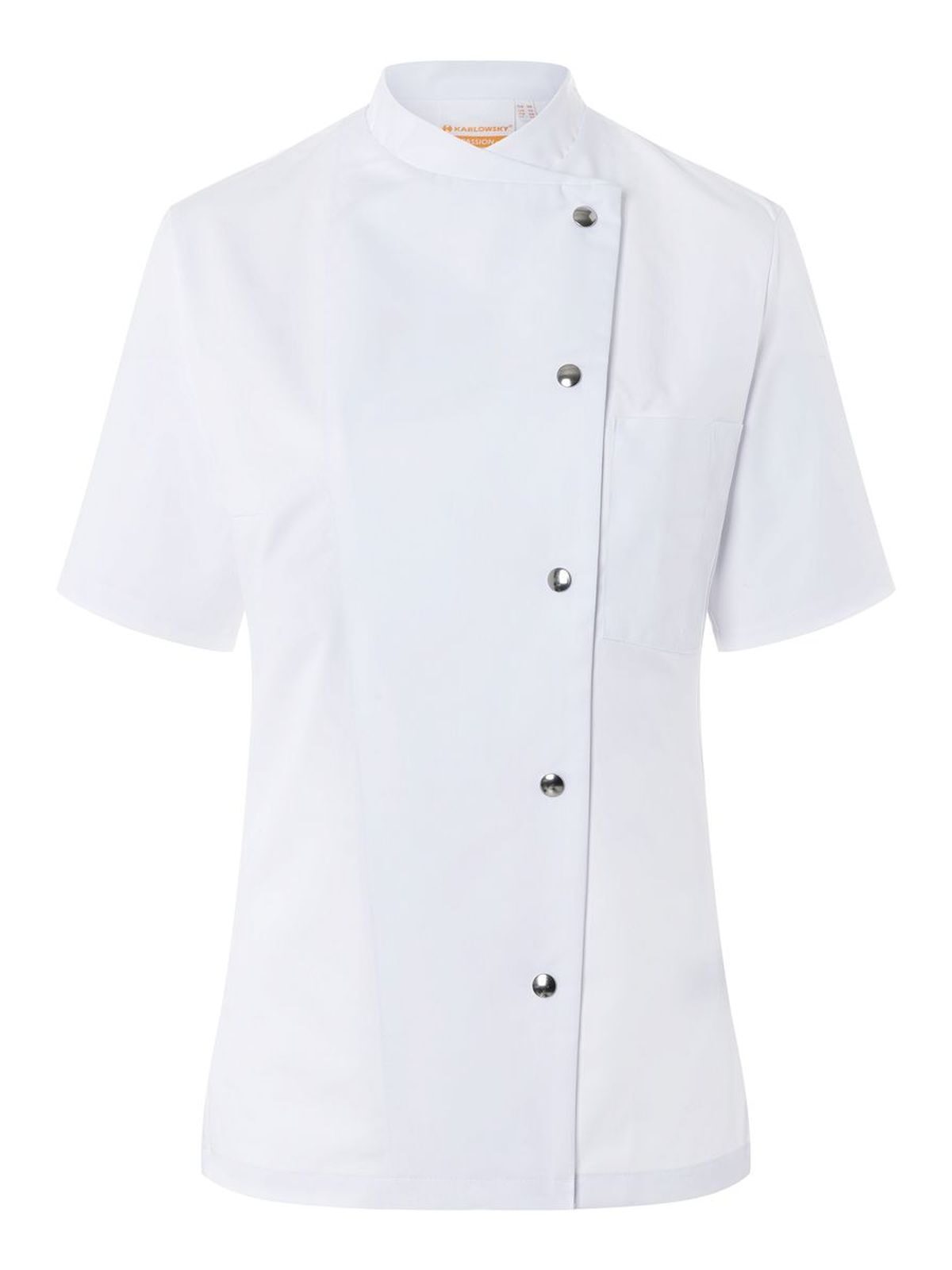 Ladies' Chef Jacket Greta Damen Schürze / Kasack – Karlowsky – Farbe Weiß – individuell veredelbar