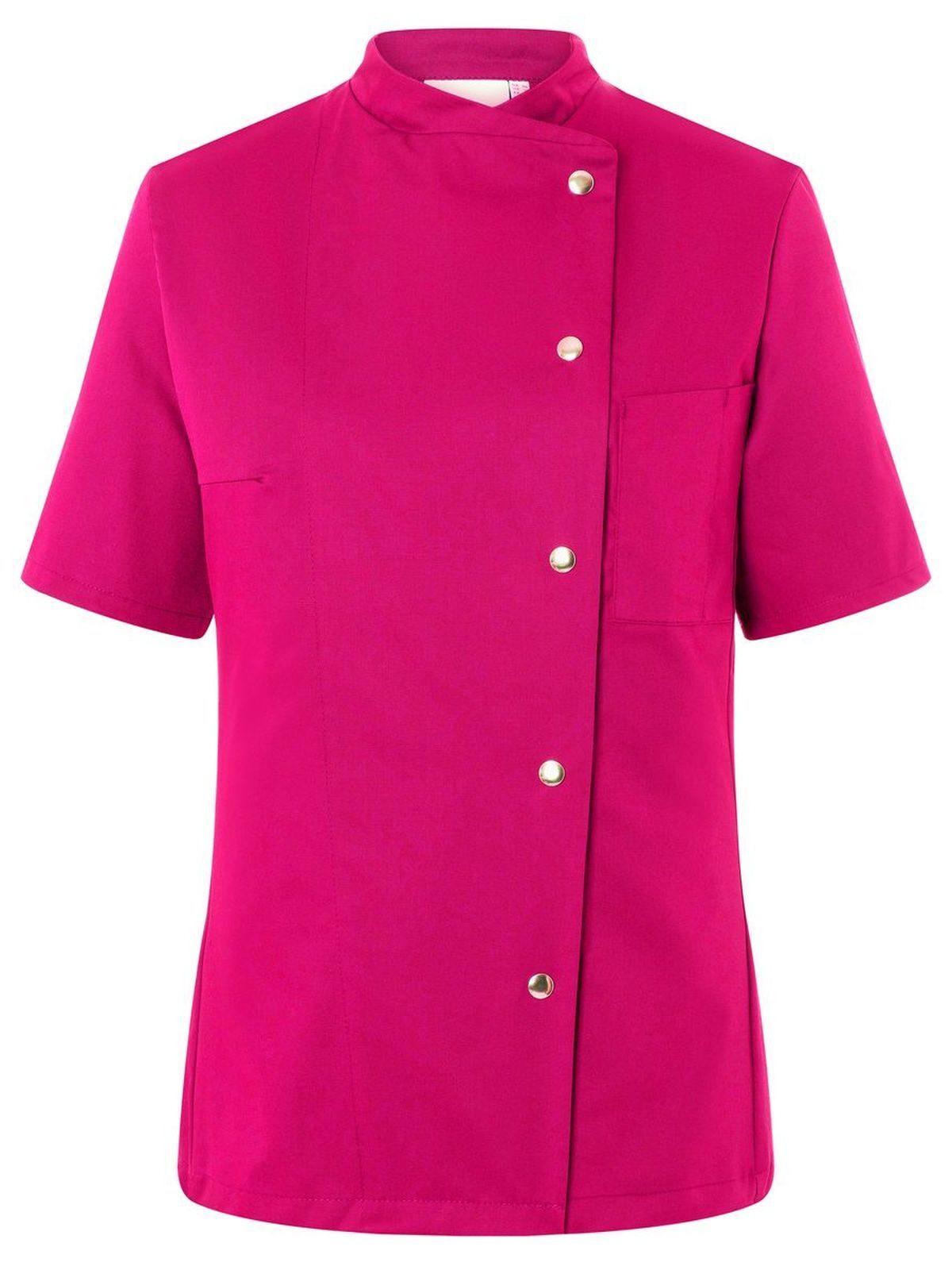 Ladies' Chef Jacket Greta Damen Schürze / Kasack – Karlowsky – Farbe Pink – individuell veredelbar