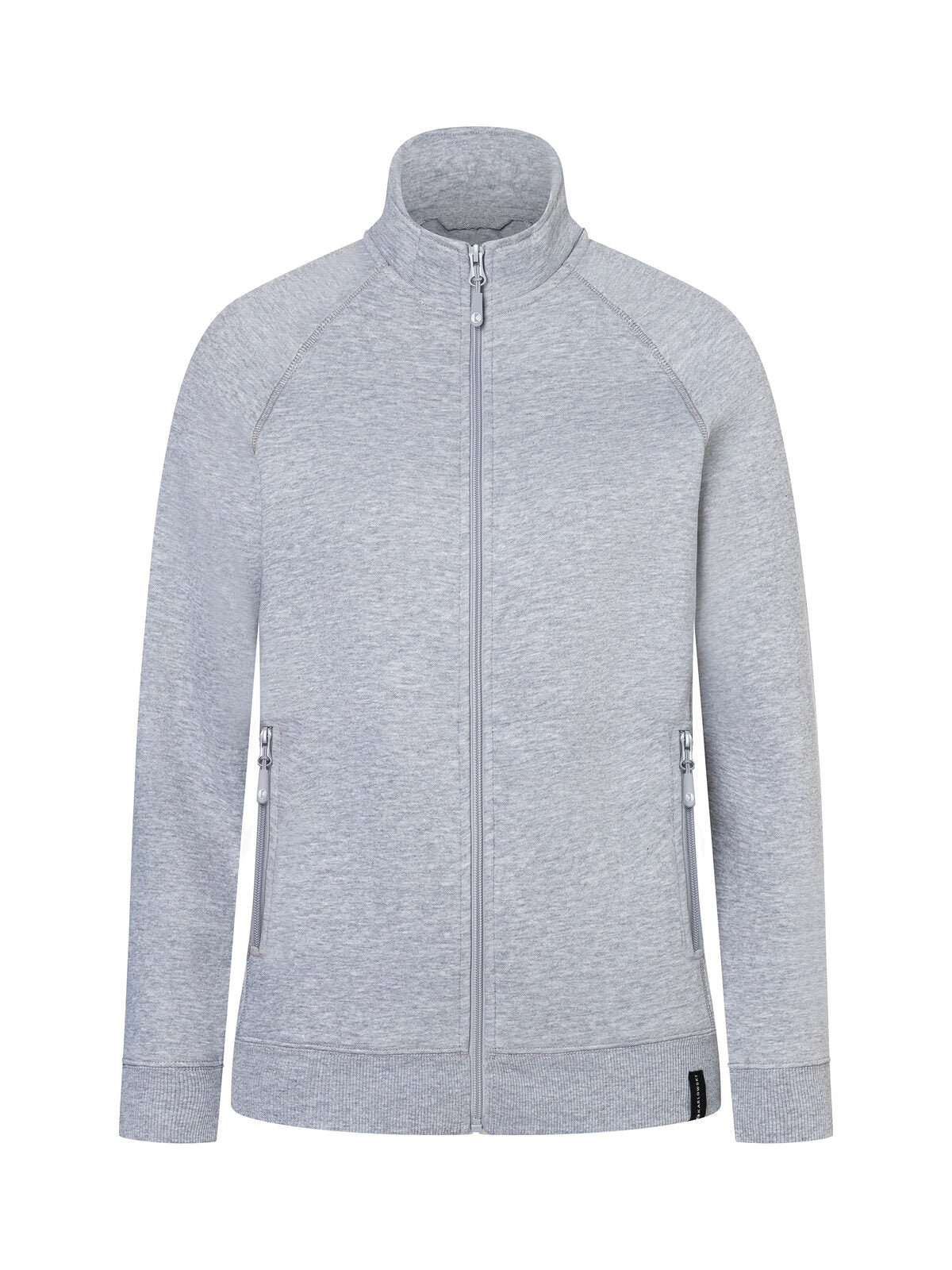 Giacca da lavoro da donna Damen Sweatshirt / Hoodie – Karlowsky – Farbe Platinum grey mottled – individuell veredelbar