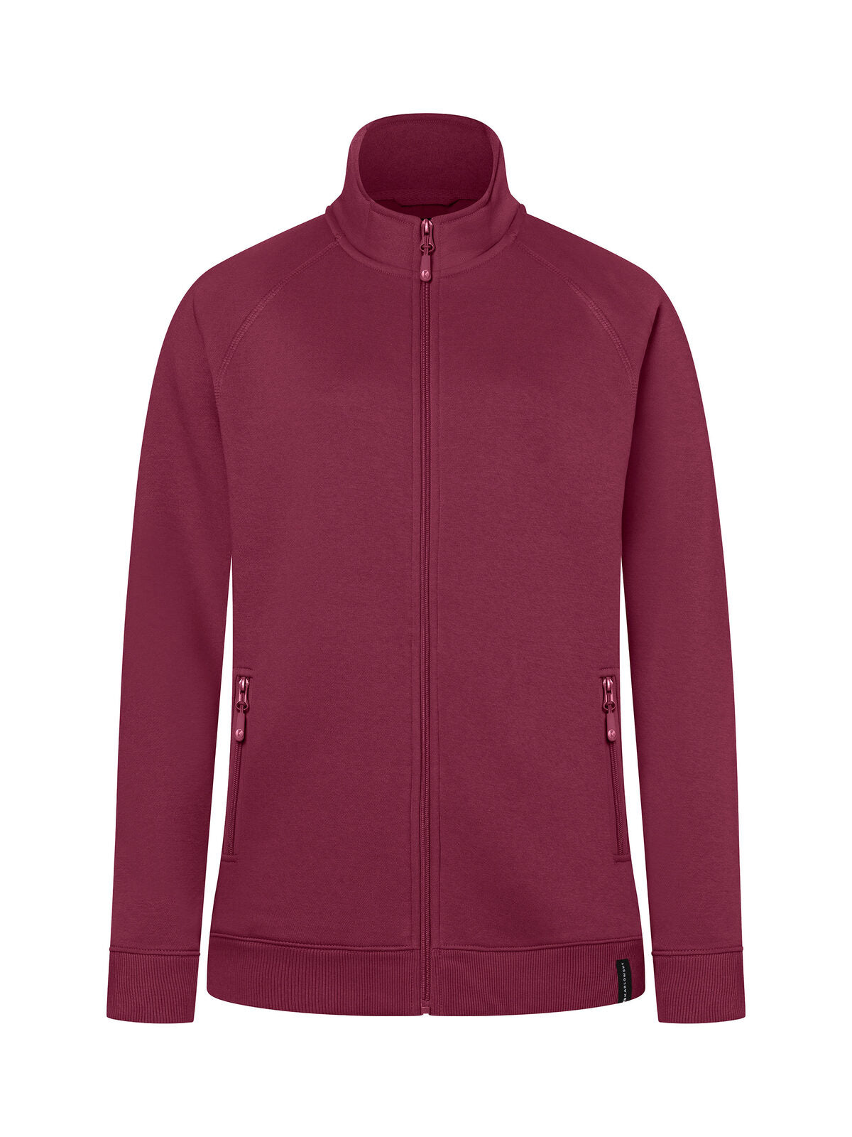 Giacca da lavoro da donna Damen Sweatshirt / Hoodie – Karlowsky – Farbe Aubergine – individuell veredelbar
