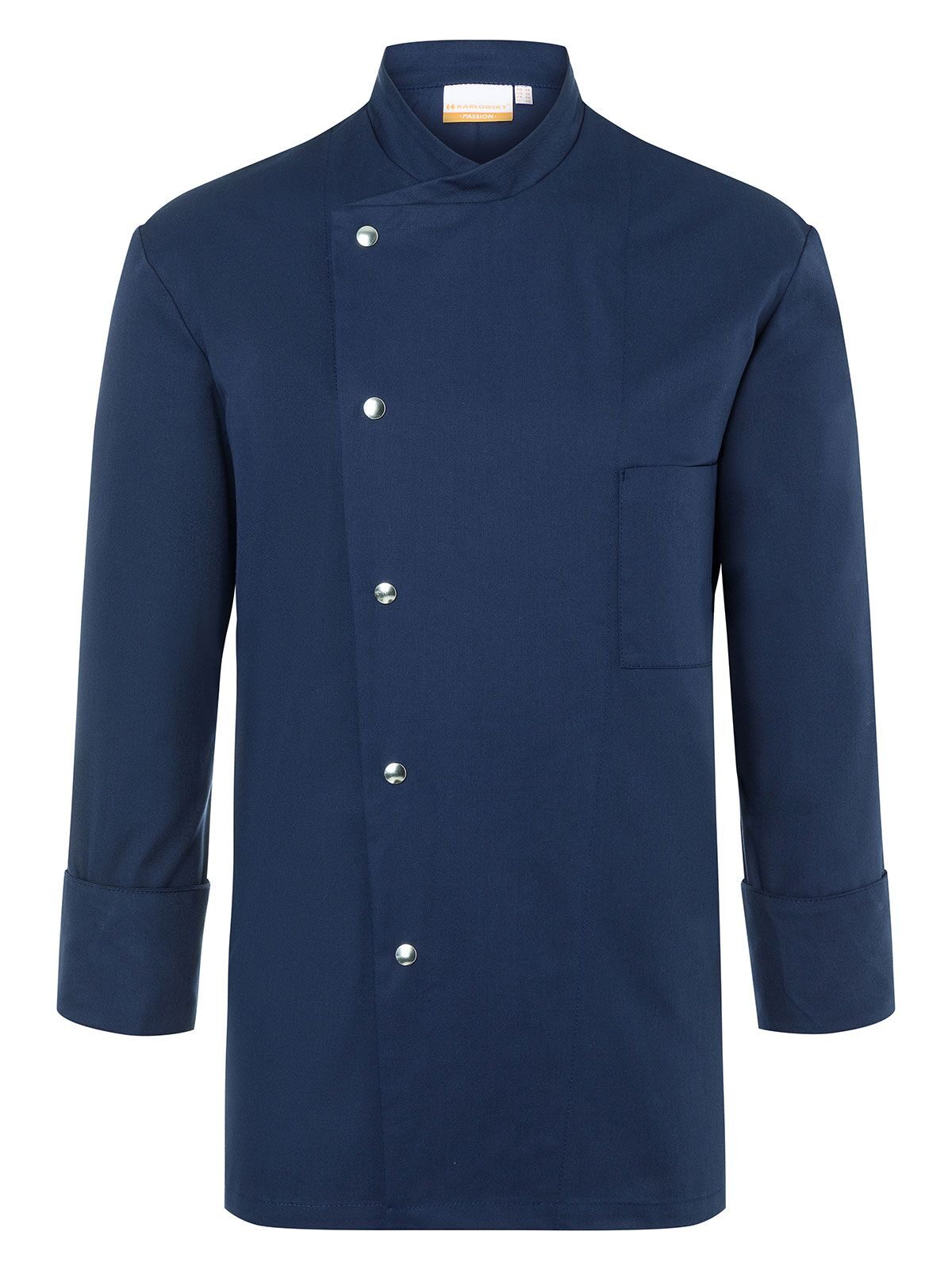Chef Jacket Lars Herren Schürze / Kasack – Karlowsky – Farbe Navy – individuell veredelbar