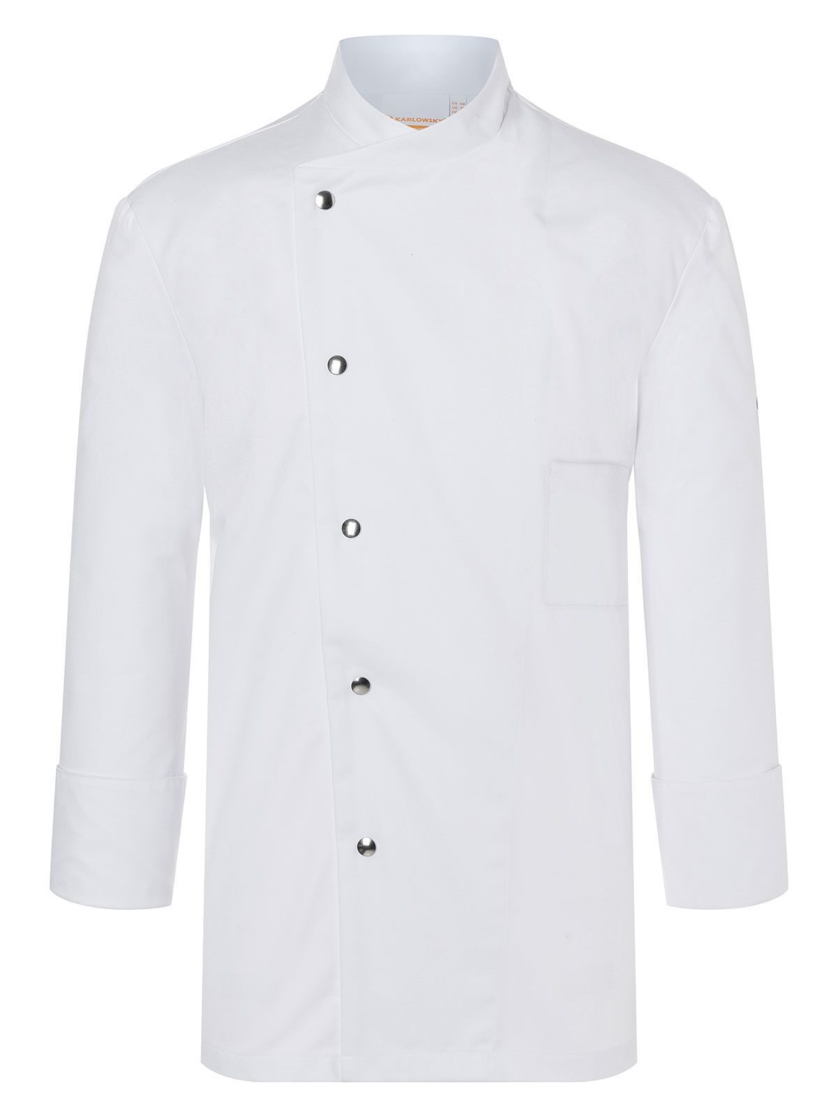 Chef Jacket Lars Herren Schürze / Kasack – Karlowsky – Farbe Weiß – individuell veredelbar