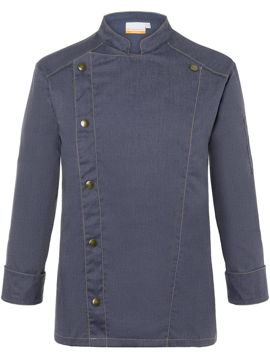 Chef Jacket Jeans-Style Herren Schürze / Kasack – Karlowsky – Farbe Vintage Black – individuell veredelbar