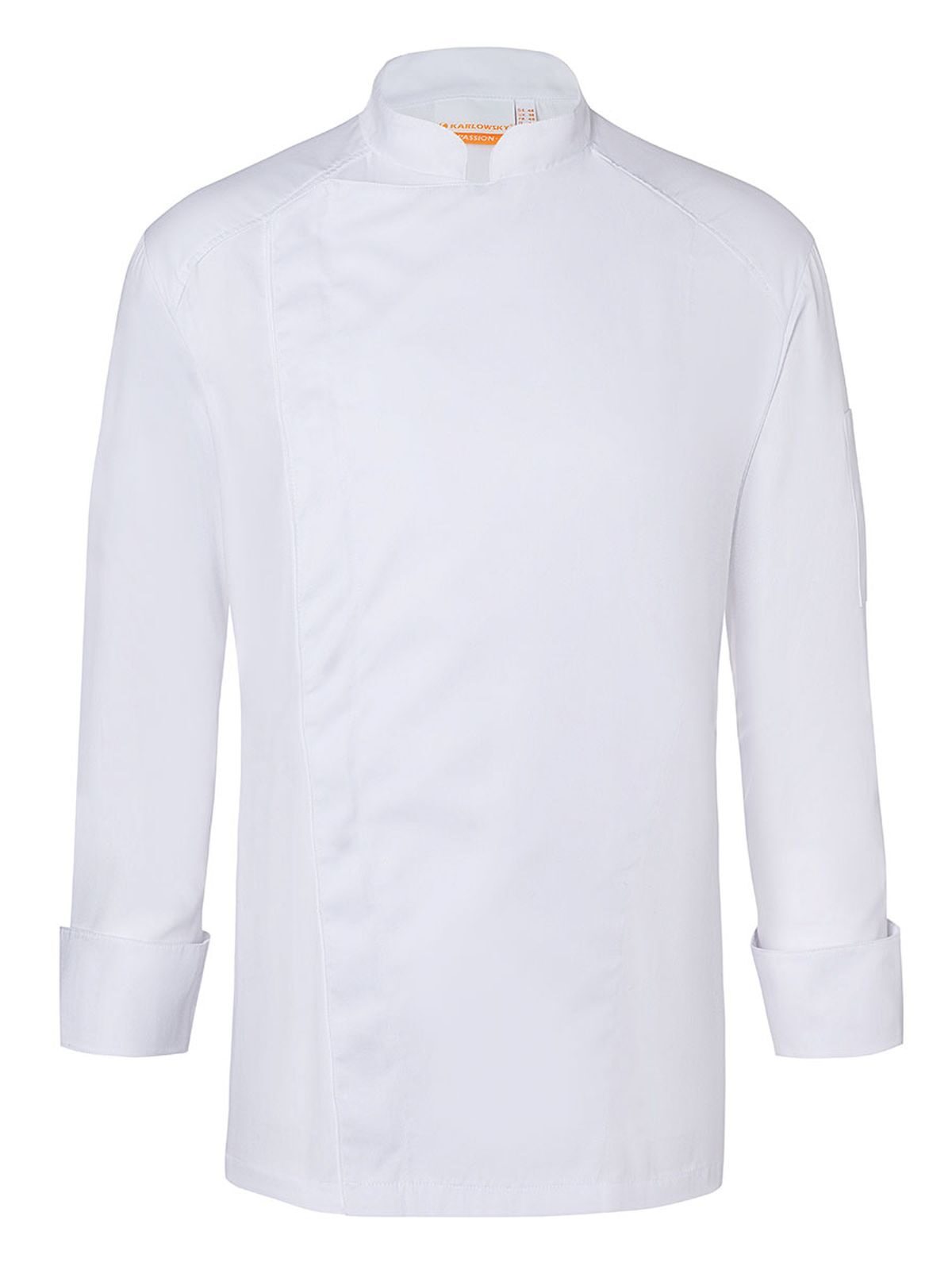 Chef Jacket Noah Herren Schürze / Kasack – Karlowsky – Farbe Weiß – individuell veredelbar