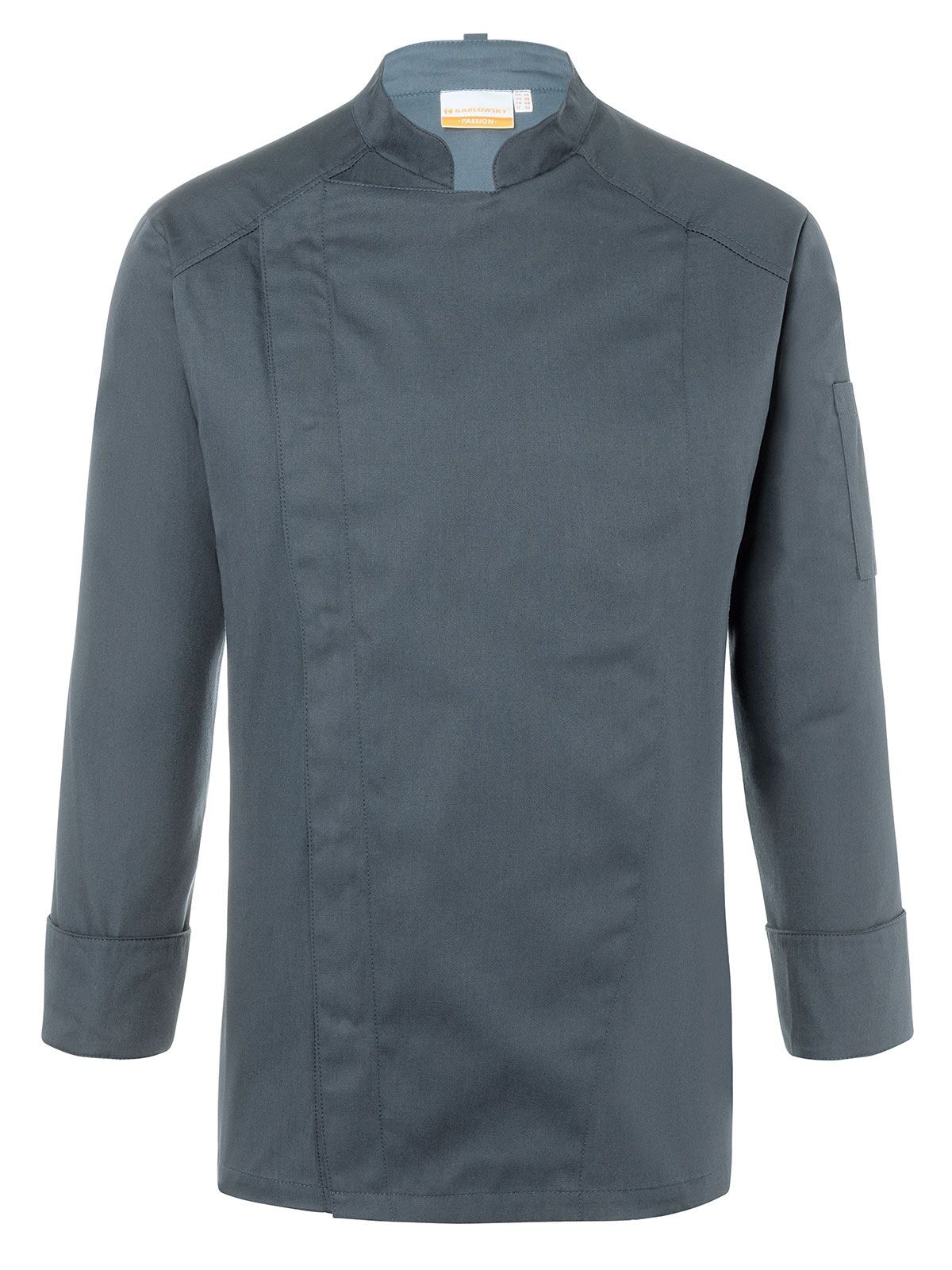 Chef Jacket Noah Herren Schürze / Kasack – Karlowsky – Farbe Anthrazit – individuell veredelbar