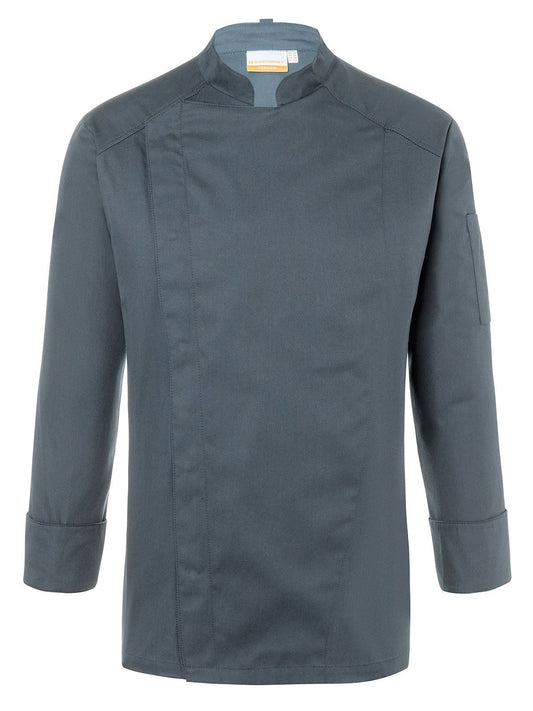 Chef Jacket Noah Herren Schürze / Kasack – Karlowsky – Farbe Anthrazit – individuell veredelbar