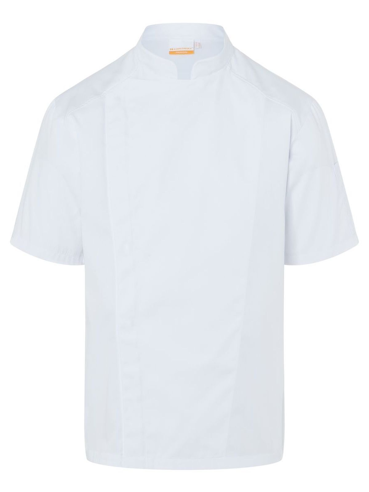 Short-Sleeve Chef Jacket Modern-Look Schürze / Kasack – Karlowsky – Farbe Weiß – individuell veredelbar
