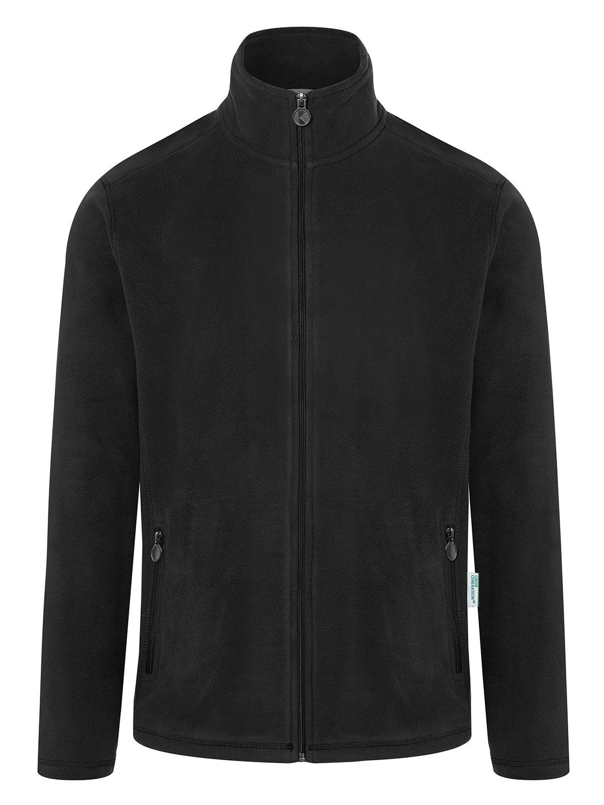 Workwear Fleece Jacket Herren – Karlowsky – Farbe Schwarz – individuell veredelbar