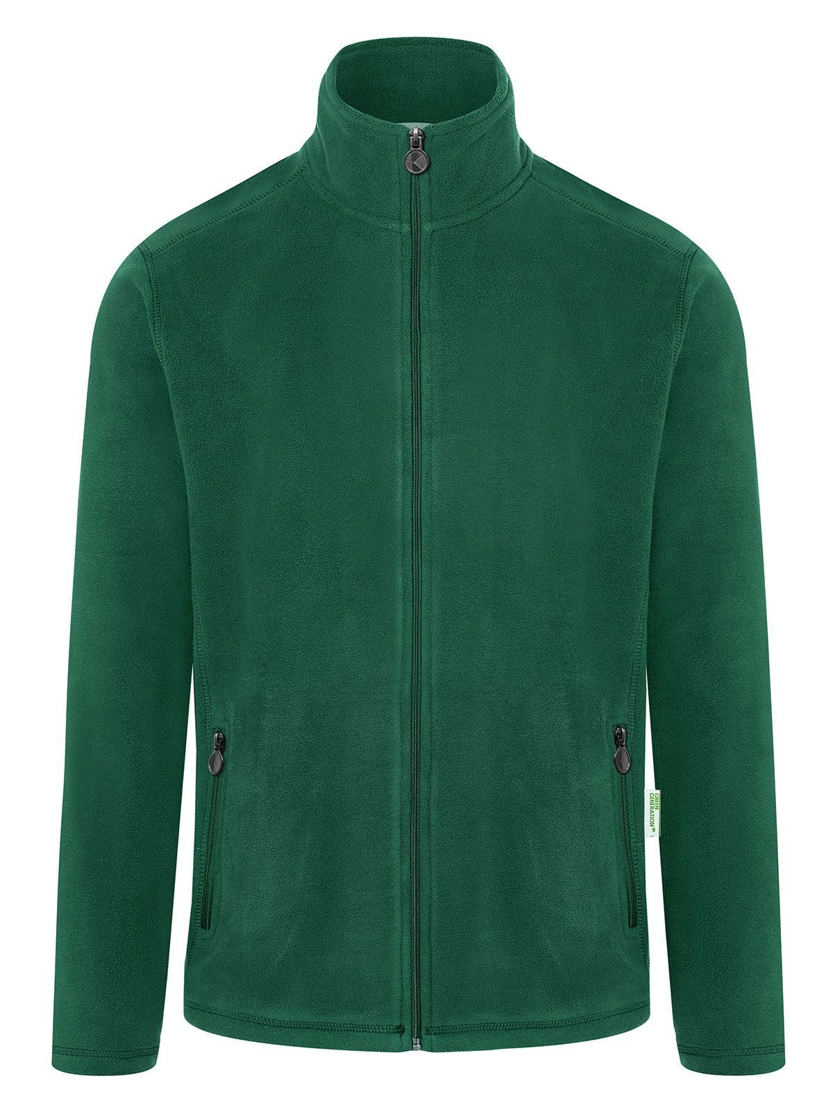 Workwear Fleece Jacket Herren – Karlowsky – Farbe Waldgrün – individuell veredelbar