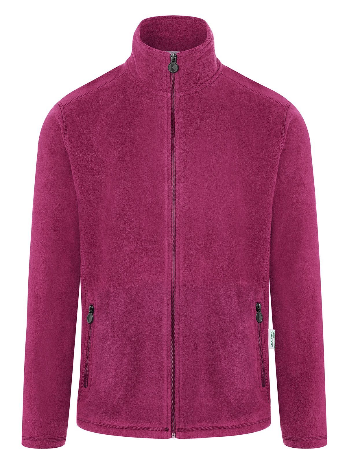 Workwear Fleece Jacket Herren – Karlowsky – Farbe Fuchsia – individuell veredelbar