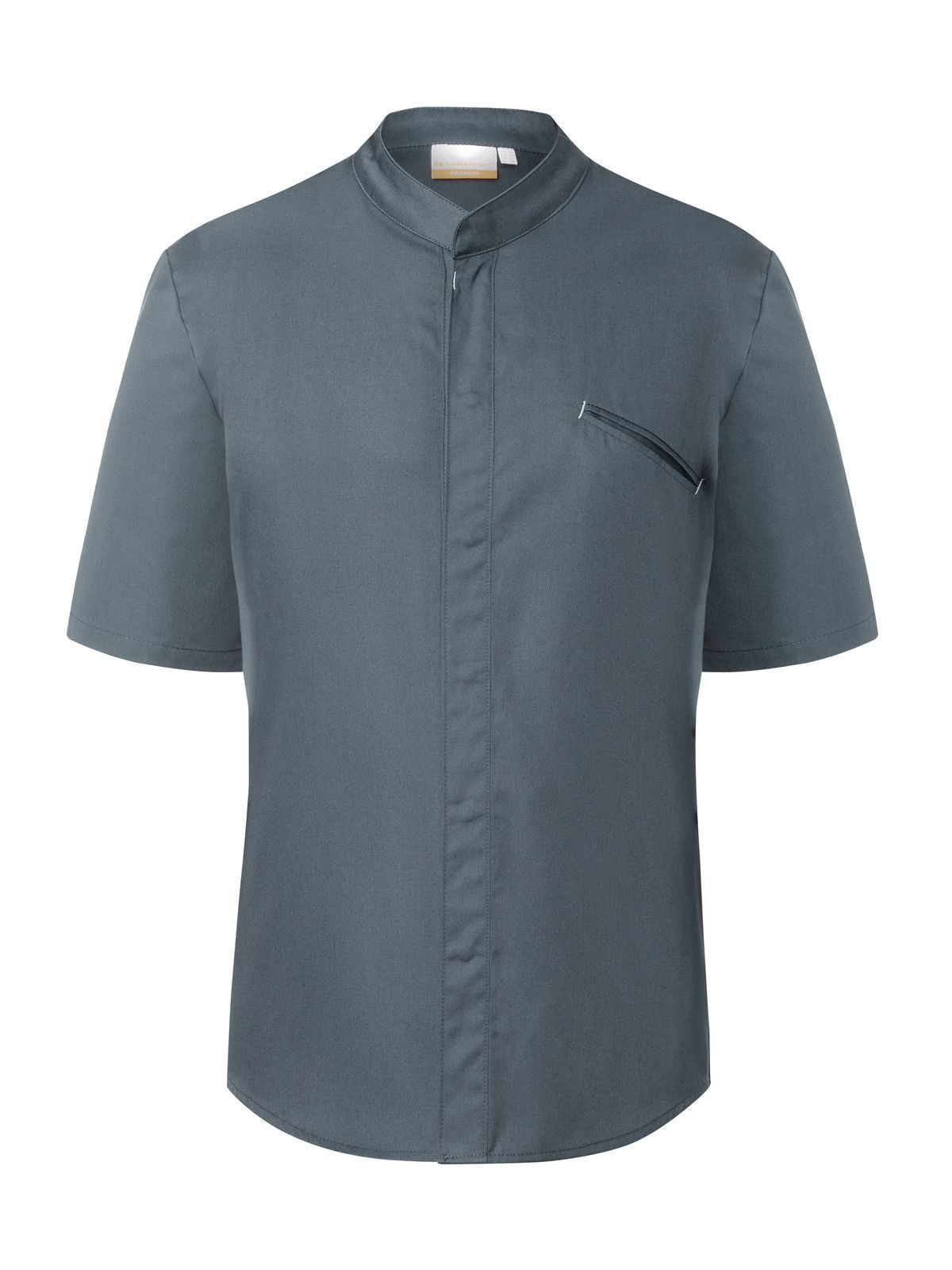 Short-sleeve Chef Jacket Modern-Touch – Karlowsky – Farbe Anthrazit – individuell veredelbar
