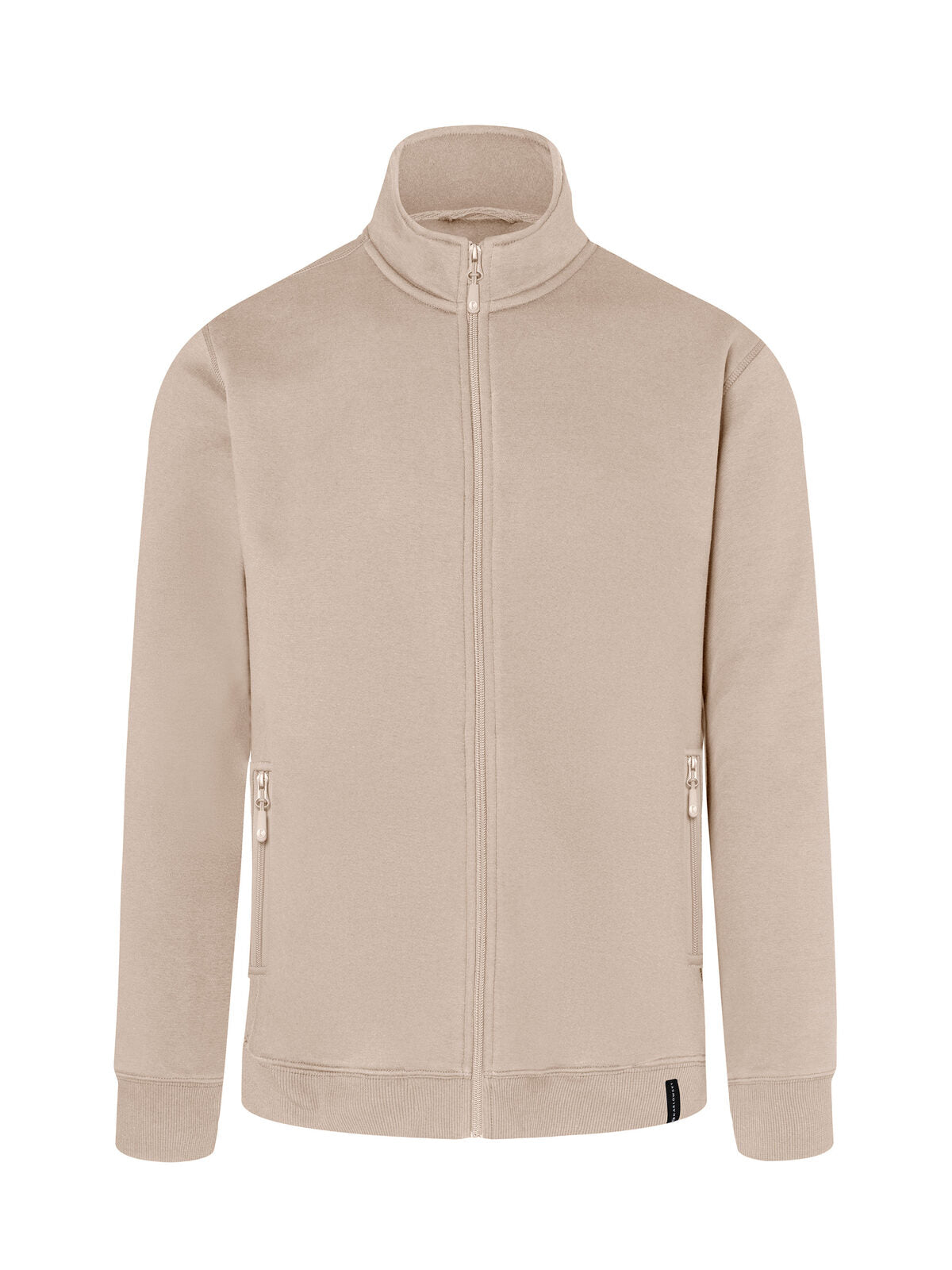 Giacca da lavoro da uomo Herren Sweatshirt / Hoodie – Karlowsky – Farbe Sand – individuell veredelbar