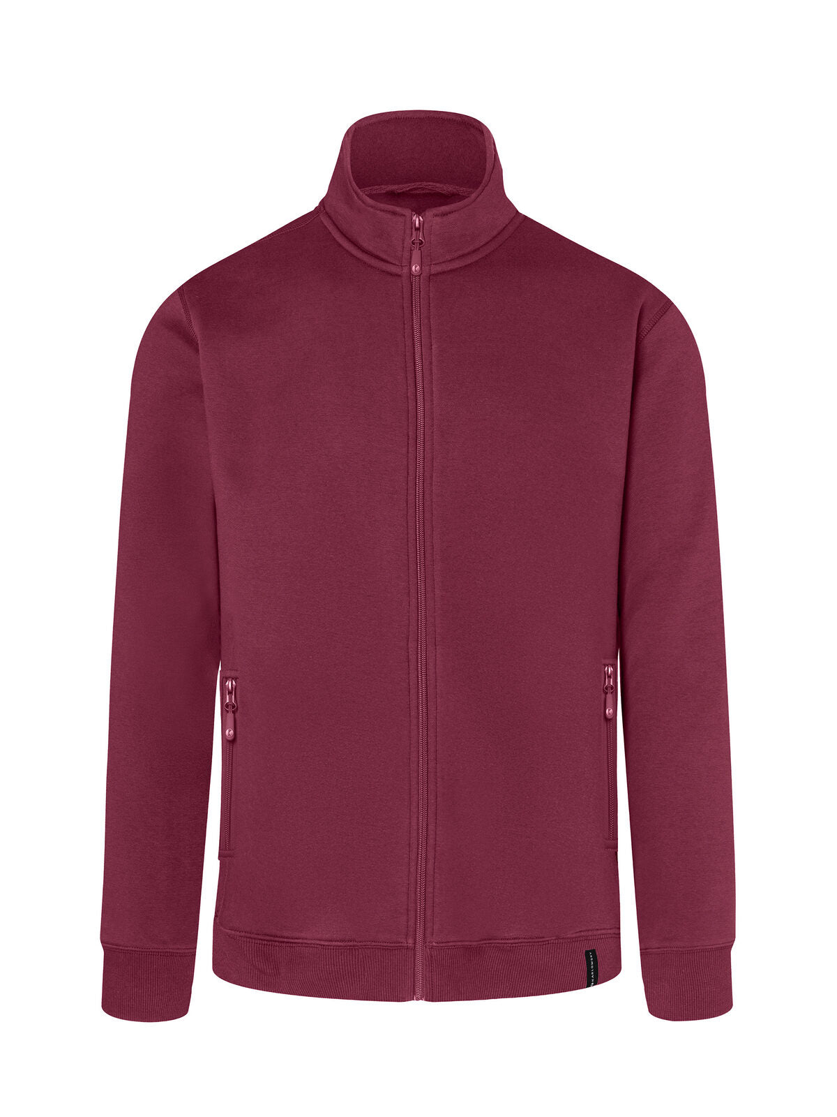 Giacca da lavoro da uomo Herren Sweatshirt / Hoodie – Karlowsky – Farbe Aubergine – individuell veredelbar