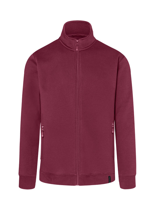 Giacca da lavoro da uomo Herren Sweatshirt / Hoodie – Karlowsky – Farbe Aubergine – individuell veredelbar