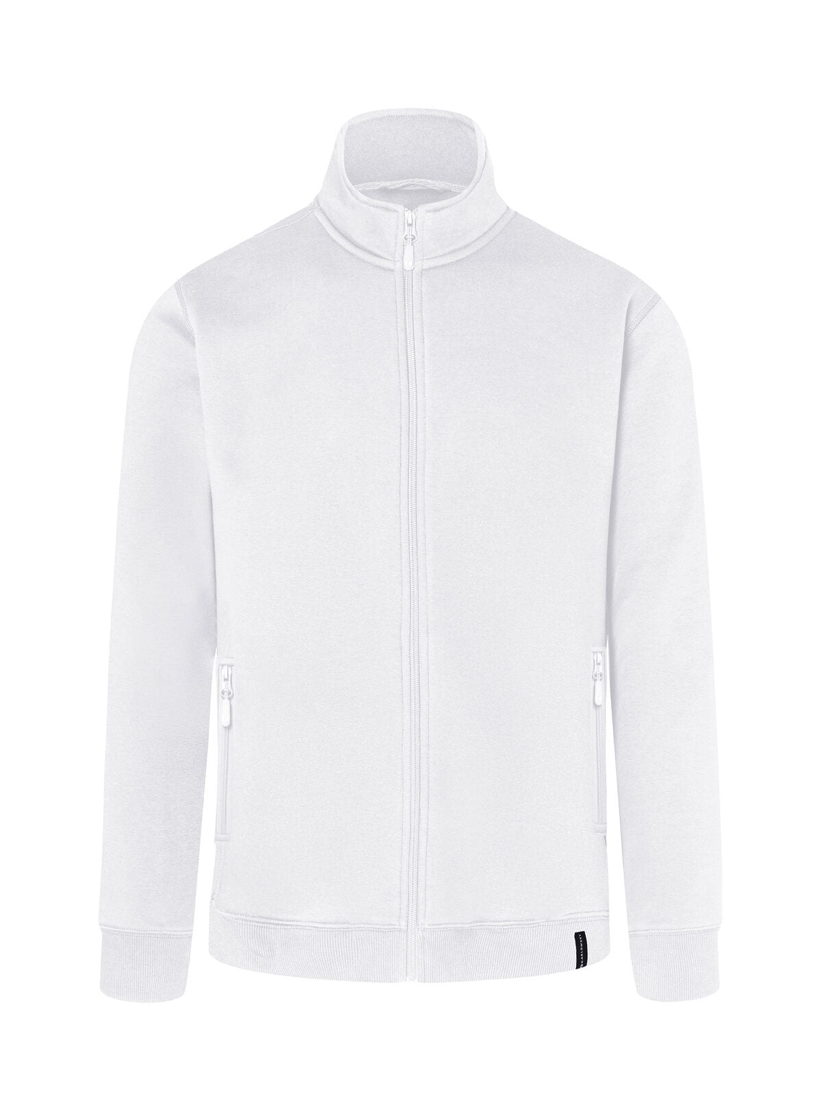 Giacca da lavoro da uomo Herren Sweatshirt / Hoodie – Karlowsky – Farbe Weiß – individuell veredelbar