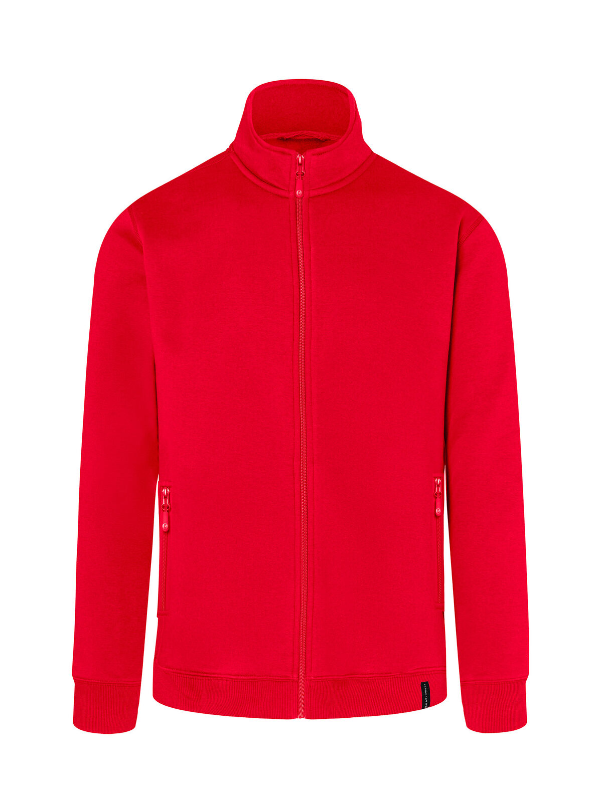 Giacca da lavoro da uomo Herren Sweatshirt / Hoodie – Karlowsky – Farbe Rot – individuell veredelbar