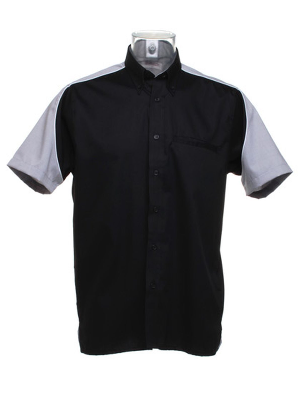 Camicia Formula Racing Hemd / Bluse – Kustom Kit – Farbe black/silver – individuell veredelbar