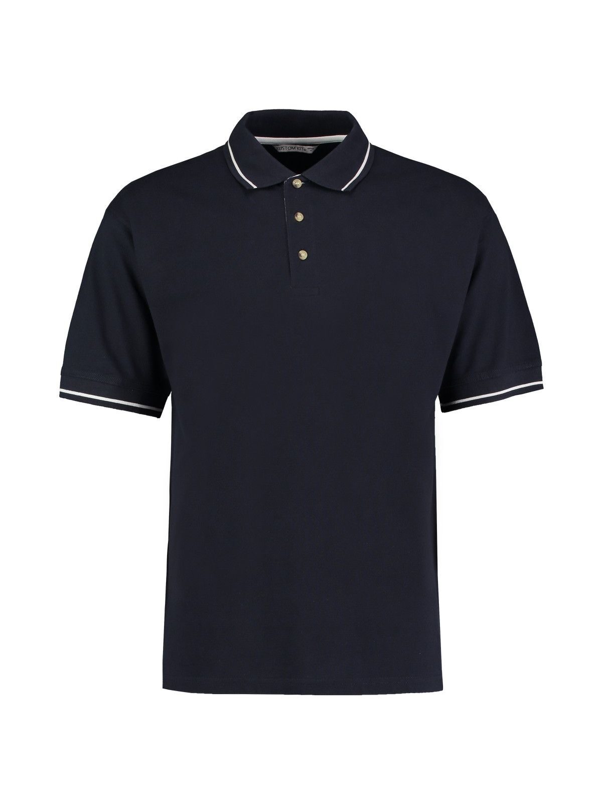 St. Mellion Polo uomo Herren Poloshirt – Kustom Kit – Farbe navy/white – individuell veredelbar