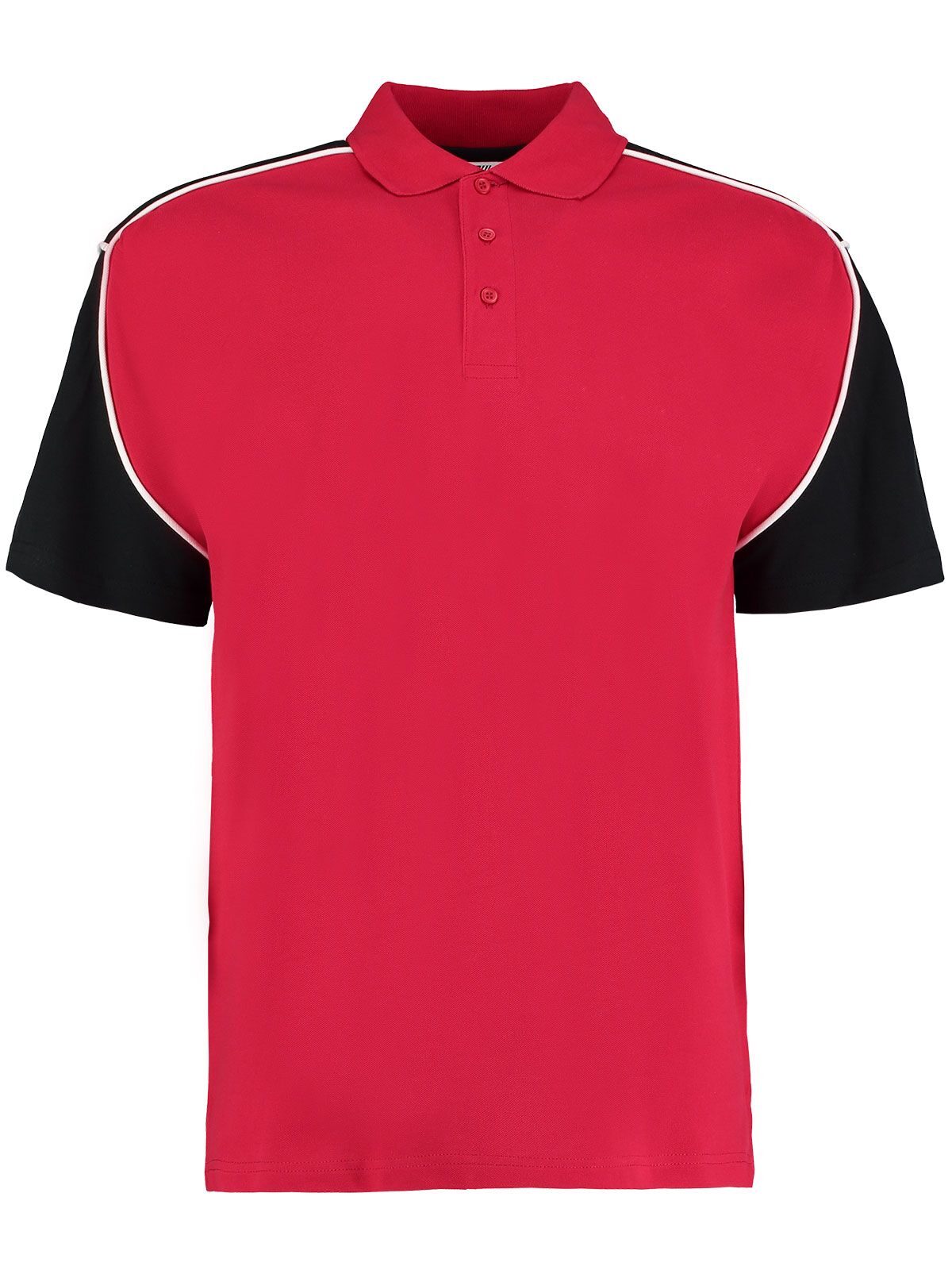 Polo Formula Racing Poloshirt – Kustom Kit – Farbe red/black – individuell veredelbar