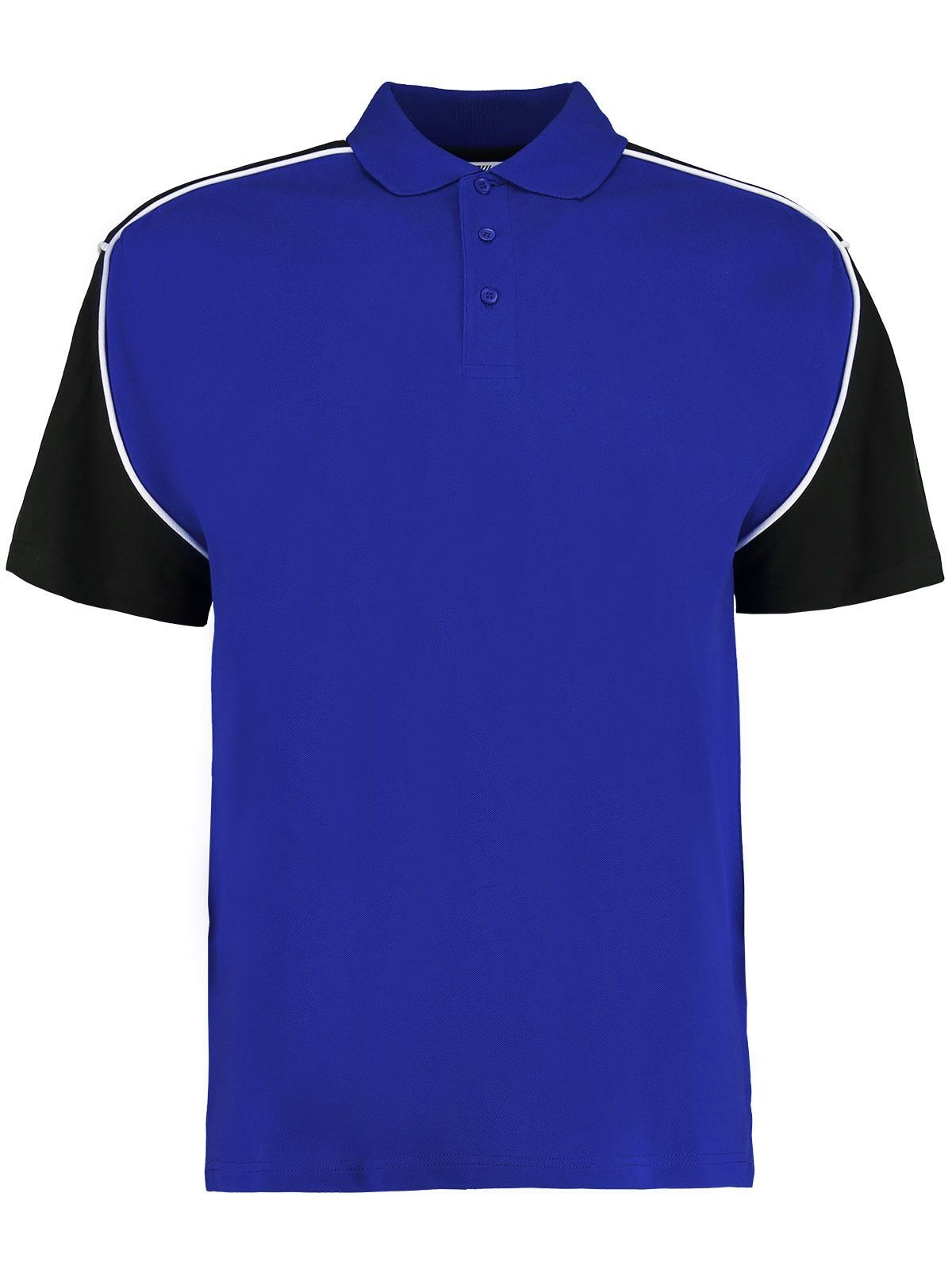 Polo Formula Racing Poloshirt – Kustom Kit – Farbe royal/black – individuell veredelbar