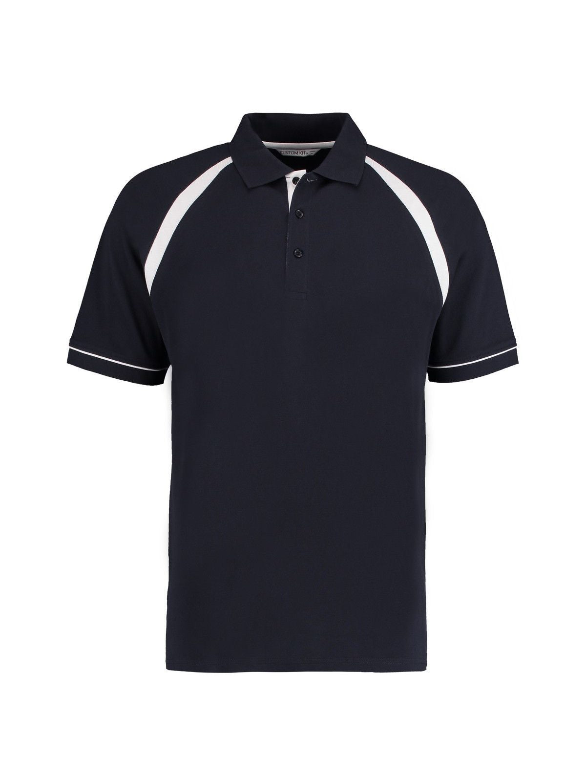 Oak Hill Polo Poloshirt – Kustom Kit – Farbe navy/white – individuell veredelbar