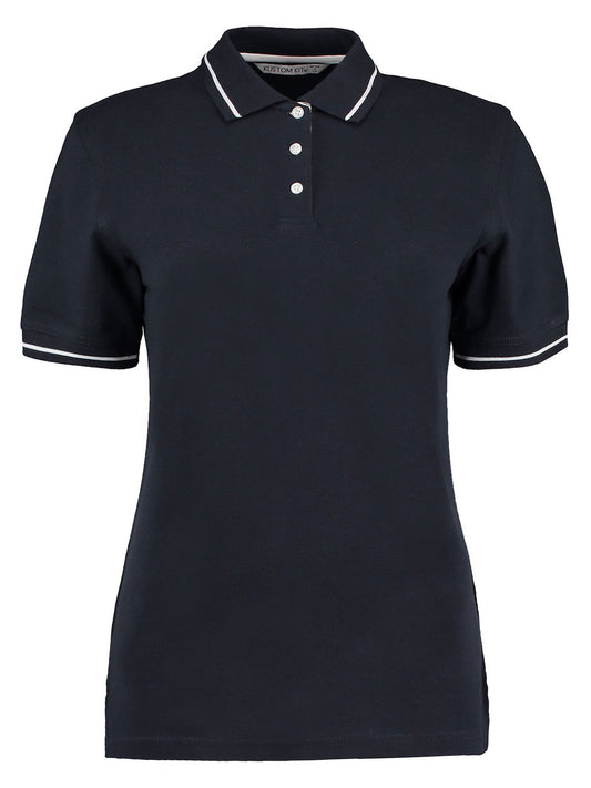 St. Mellion Polo Damen Poloshirt – Kustom Kit – Farbe navy/white – individuell veredelbar