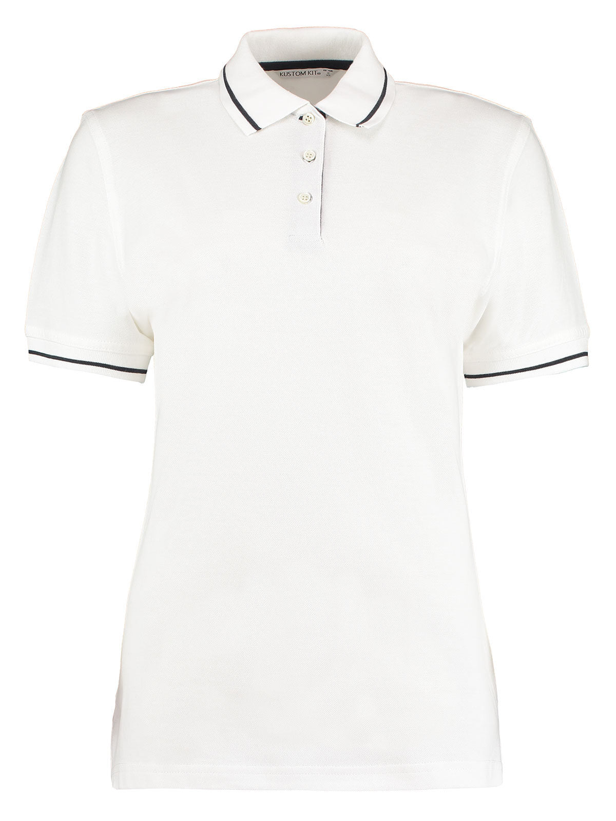 St. Mellion Polo Damen Poloshirt – Kustom Kit – Farbe white/navy – individuell veredelbar