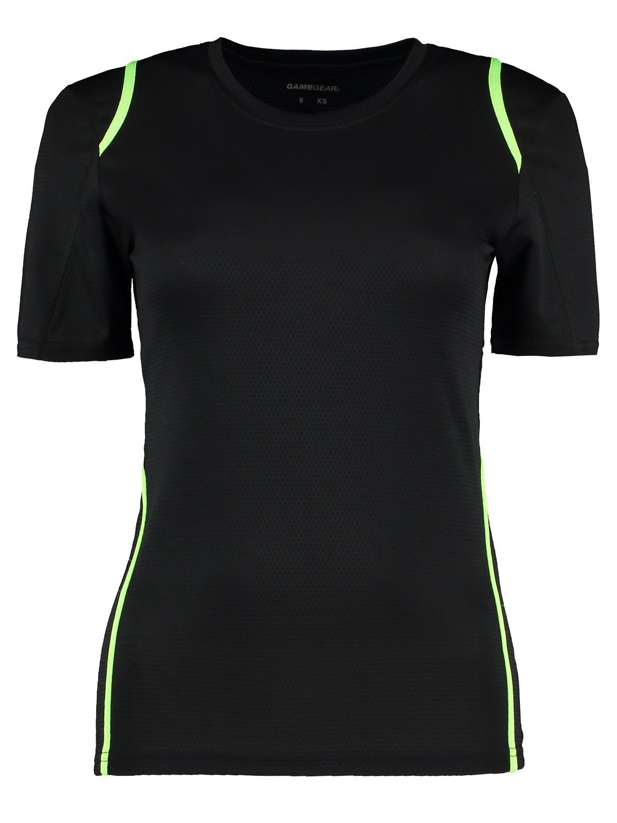 Cooltex Women Damen T-Shirt – Kustom Kit – Farbe black/fluorescent lime – individuell veredelbar
