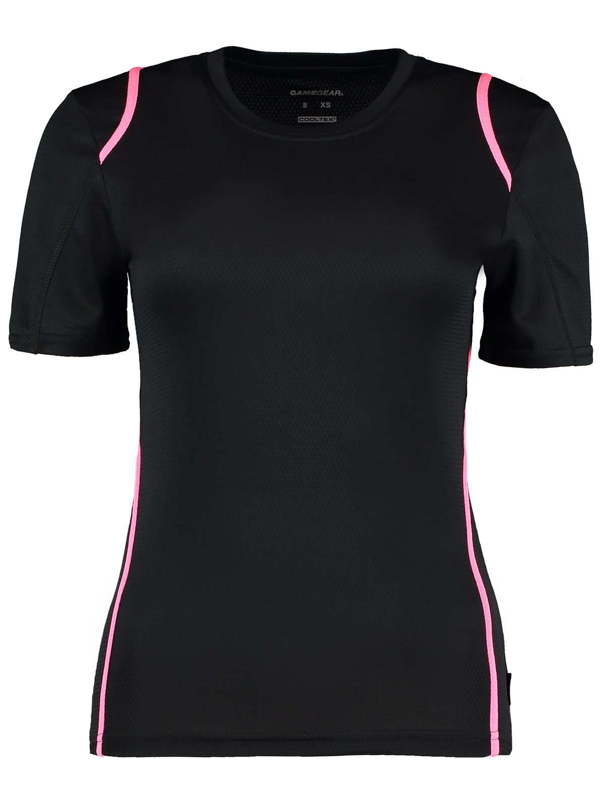 Cooltex Women Damen T-Shirt – Kustom Kit – Farbe black/fluorescent pink – individuell veredelbar