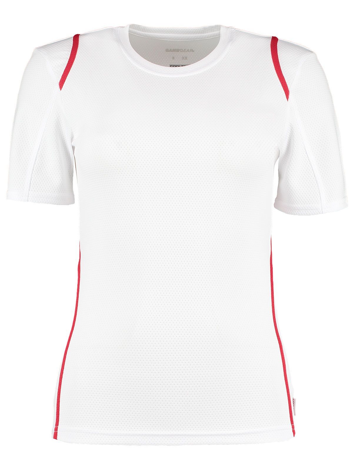 Cooltex Women Damen T-Shirt – Kustom Kit – Farbe white/red – individuell veredelbar