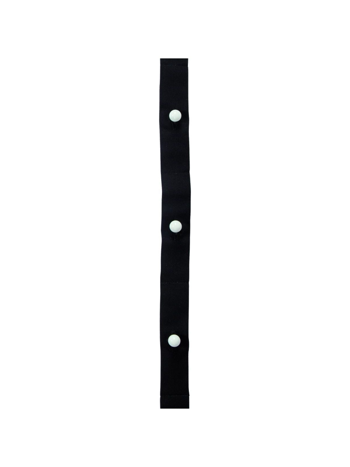 Button Strip 5-hole, 12 cm spacing Herren Gastronomie-Zubehör – Karlowsky – Farbe Schwarz – individuell veredelbar