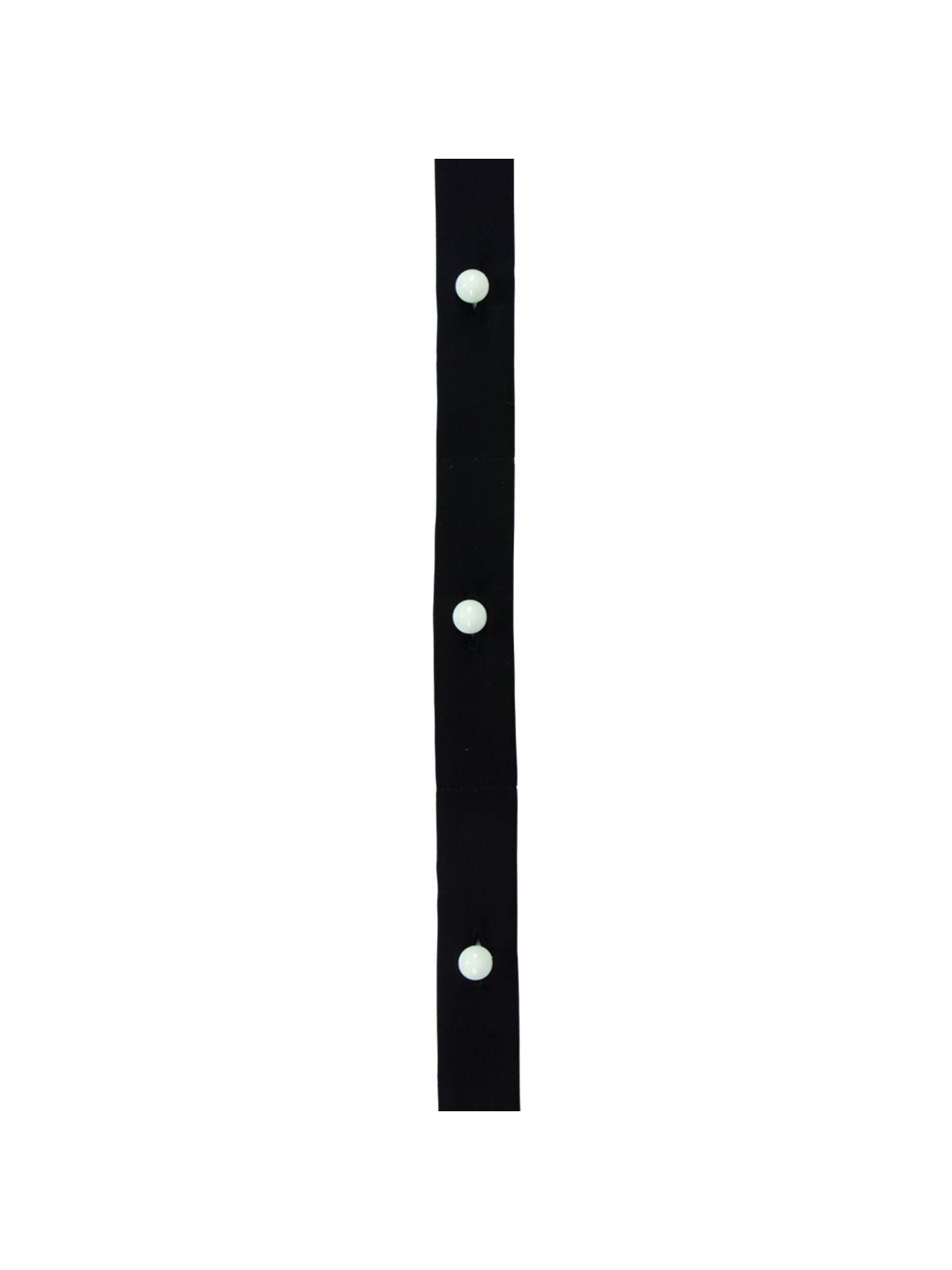 Button Strip 5-hole, 13 cm spacing Herren Gastronomie-Zubehör – Karlowsky – Farbe Schwarz – individuell veredelbar