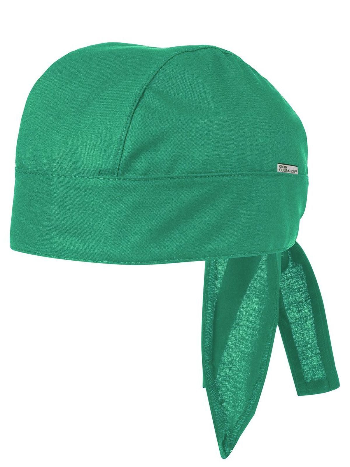 Bandanas Bandana - Essential Emerald Green bestickbar und bedruckbar – LA1970