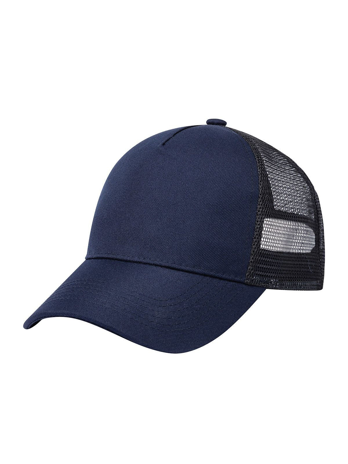 Trucker Caps Trucker Cap Marineblau-Schwarz bestickbar und bedruckbar – LA1970