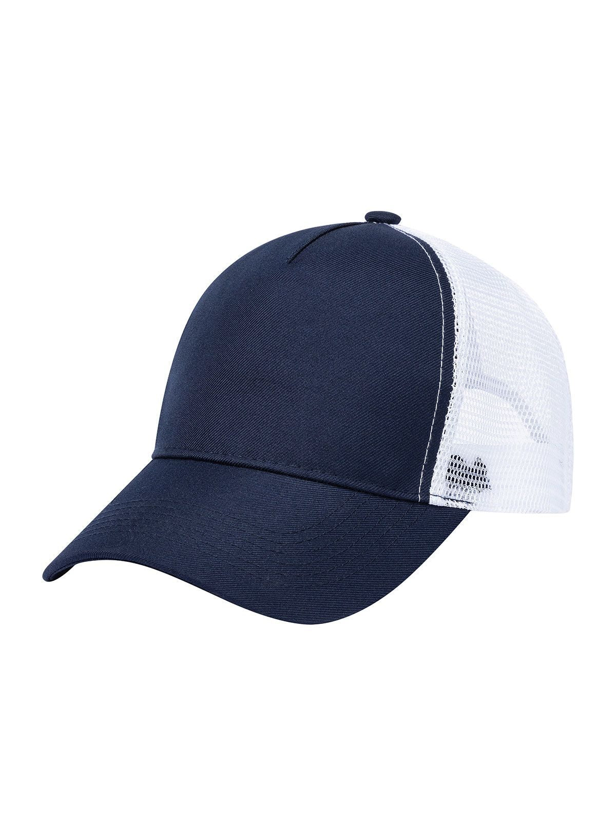 Trucker Caps Trucker Cap Marineblau-Weiß bestickbar und bedruckbar – LA1970